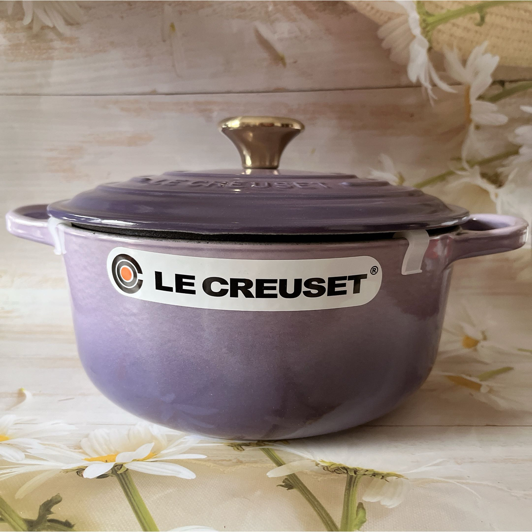 LE CREUSET - ♡ルクルーゼ ココットロンド ブルーベルパープル LE CREUSET - ♡ルクルーゼ ココットロンド ブルーベルパープル