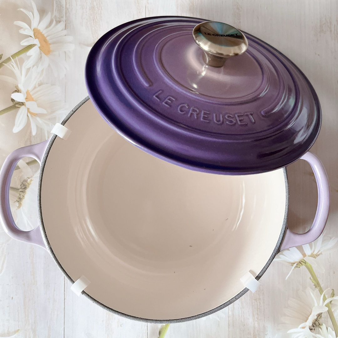 LE CREUSET - ♡ルクルーゼ ココットロンド ブルーベルパープル LE CREUSET - ♡ルクルーゼ ココットロンド ブルーベルパープル