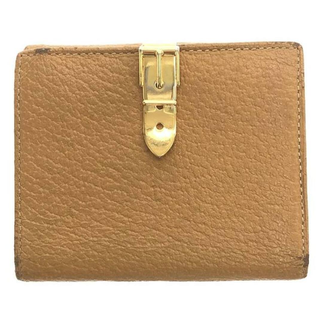 GUCCI - GUCCI / グッチ | シルヴィ ゴールドバックル 二つ折り GUCCI - GUCCI / グッチ | シルヴィ ゴールドバックル 二つ折り