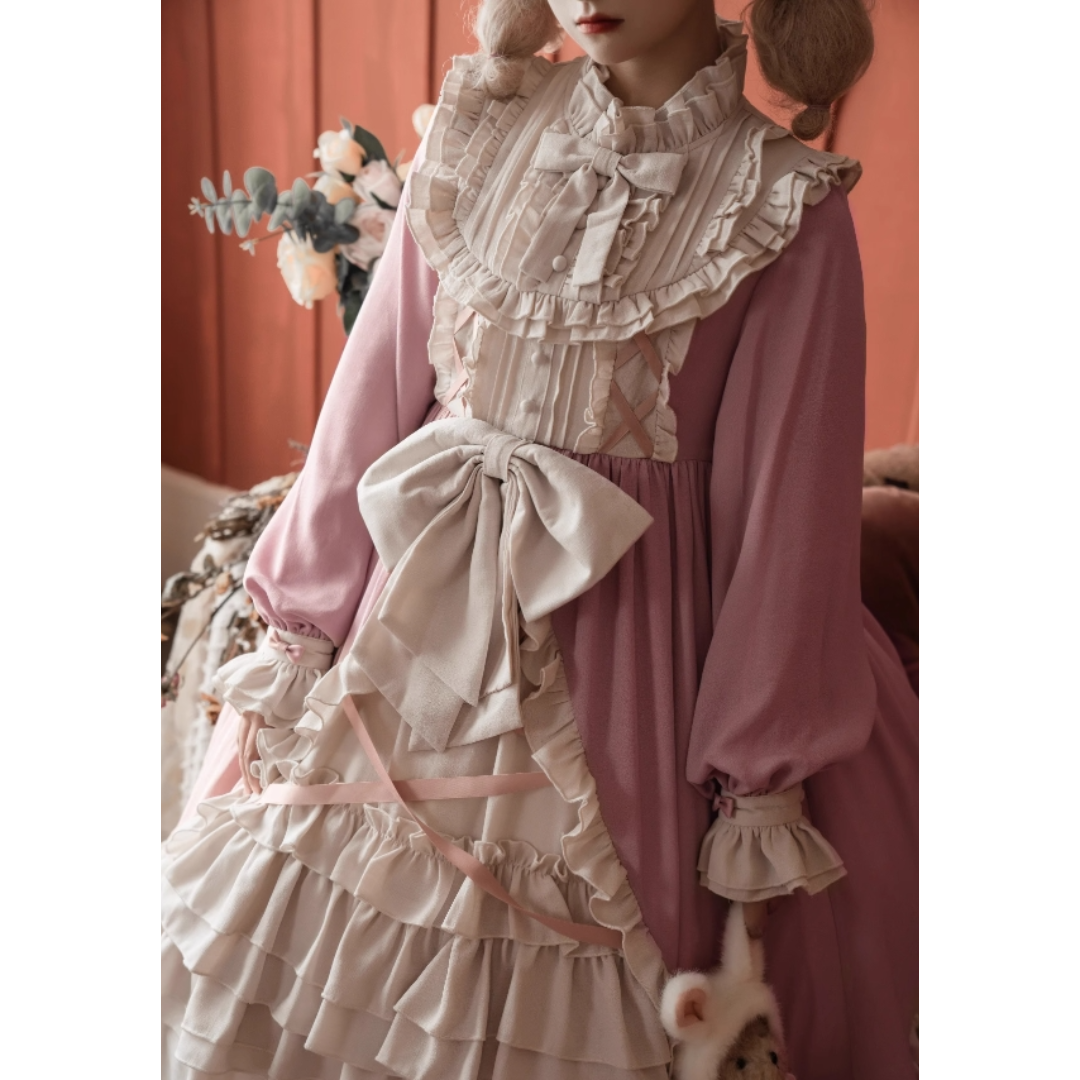 エレガント クラシック お姫風 ロリ−タ ワンピース ピンク　L101＃ 楽天市場】甘ロリ 姫ロリ レディース ファッション ガーリー