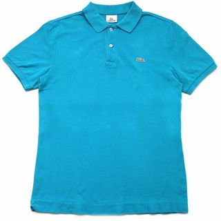 良色 LACOSTE ポロシャツ ラコステ ティファニーブルー 日本製 良色 LACOSTE ポロシャツ ラコステ ティファニーブルー 日本製
