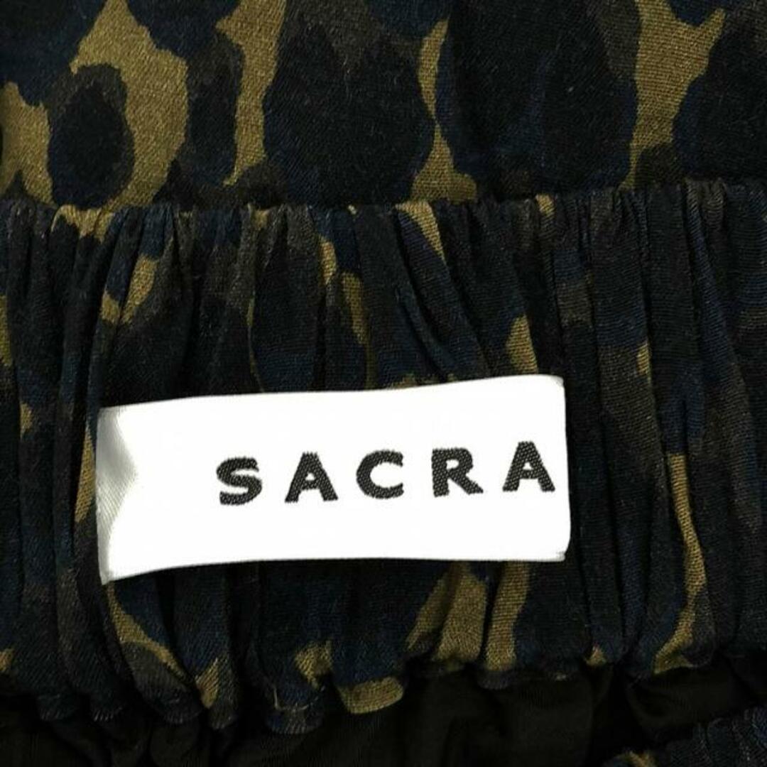 SACRA - SACRA / サクラ | 総柄 レオパード ギャザー ロング SACRA - SACRA / サクラ | 総柄 レオパード ギャザー ロング