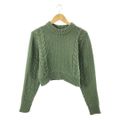 【美品】  CLANE / クラネ | TINY CABLE KNIT TOPS