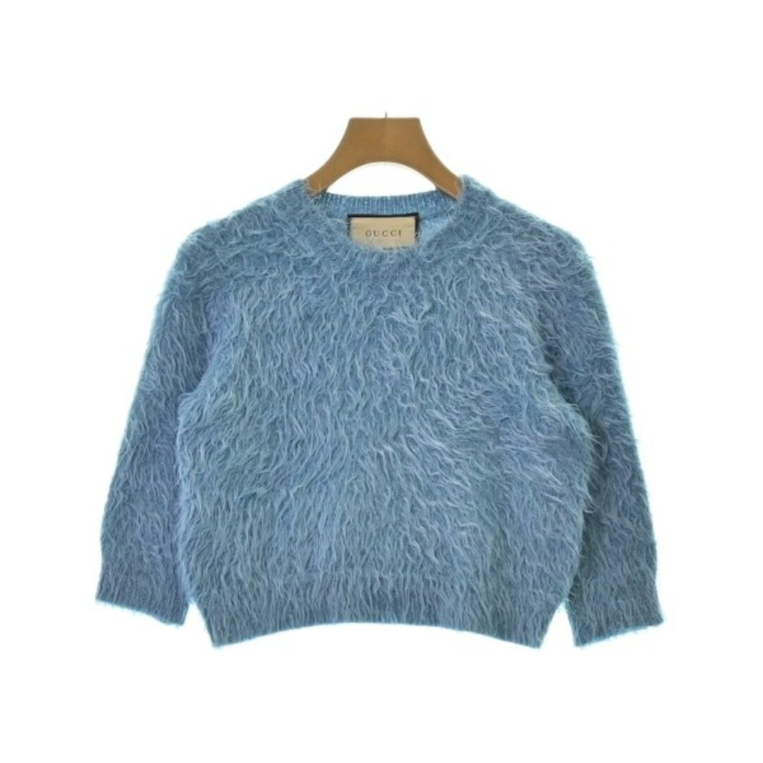 GUCCI - GUCCI グッチ ニット・セーター XS 水色系 【古着 GUCCI - GUCCI グッチ ニット・セーター XS 水色系 【古着