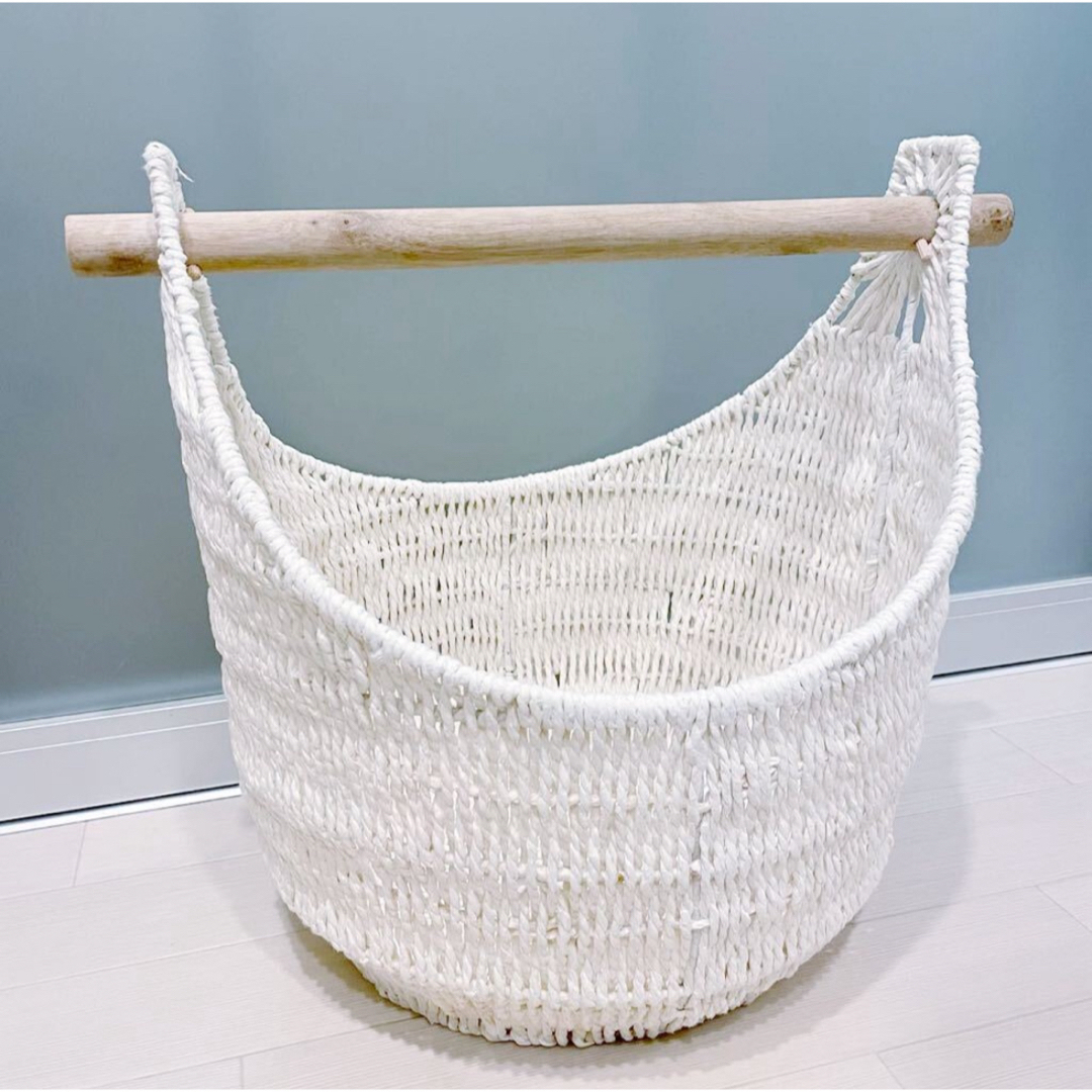 ZARA HOME - used ZARA HOME ザラホーム バー付き バスケット ZARA HOME - used ZARA HOME ザラホーム バー付き バスケット