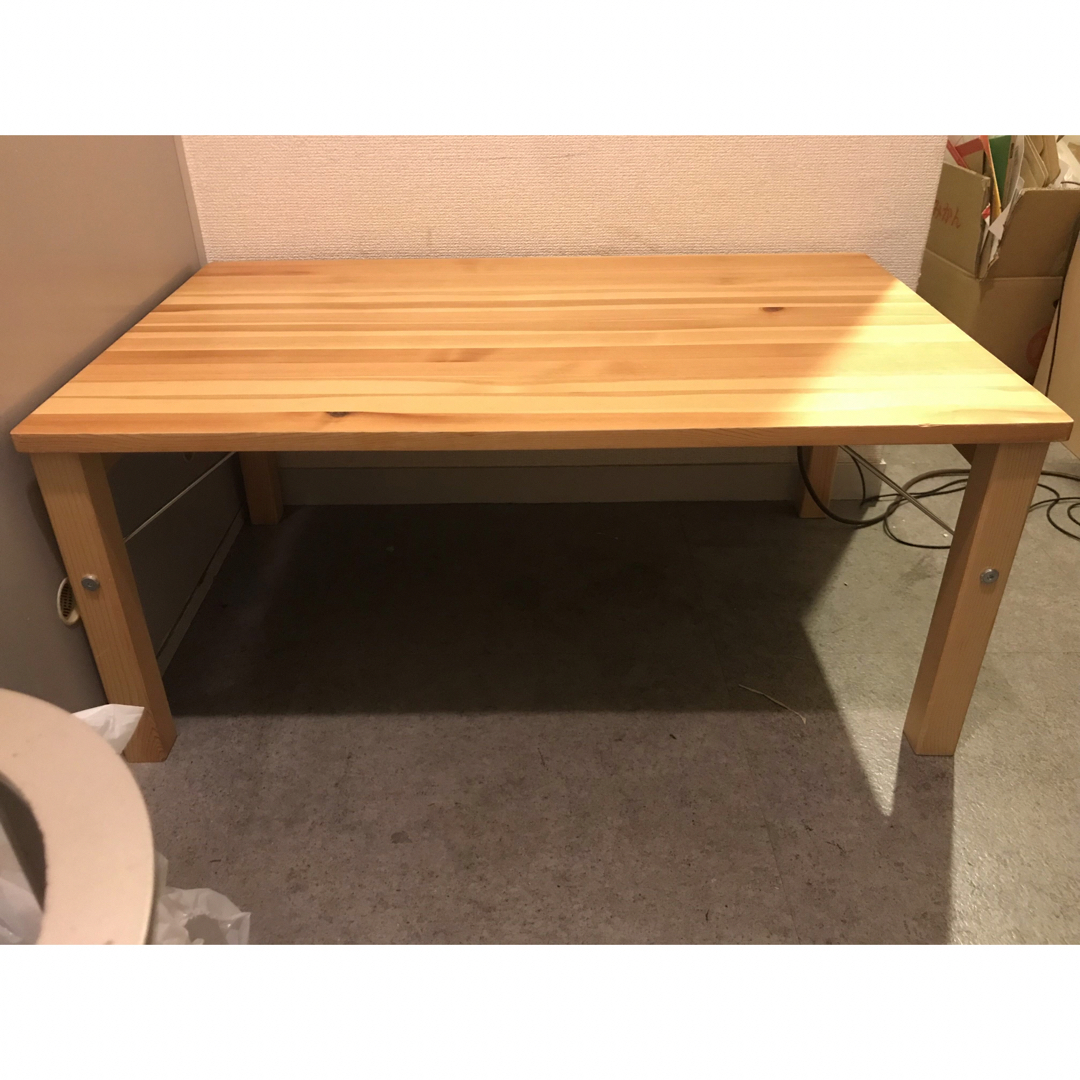 MUJI (無印良品) - 無印良品 パイン材ローテーブル・折りたたみ MUJI (無印良品) - 無印良品 パイン材ローテーブル・折りたたみ