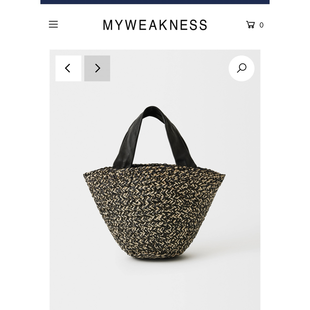 マイウィークネス myweakness Mendong Bag かごバッグ/ストロー マイウィークネス myweakness Mendong Bag かごバッグ/ストロー
