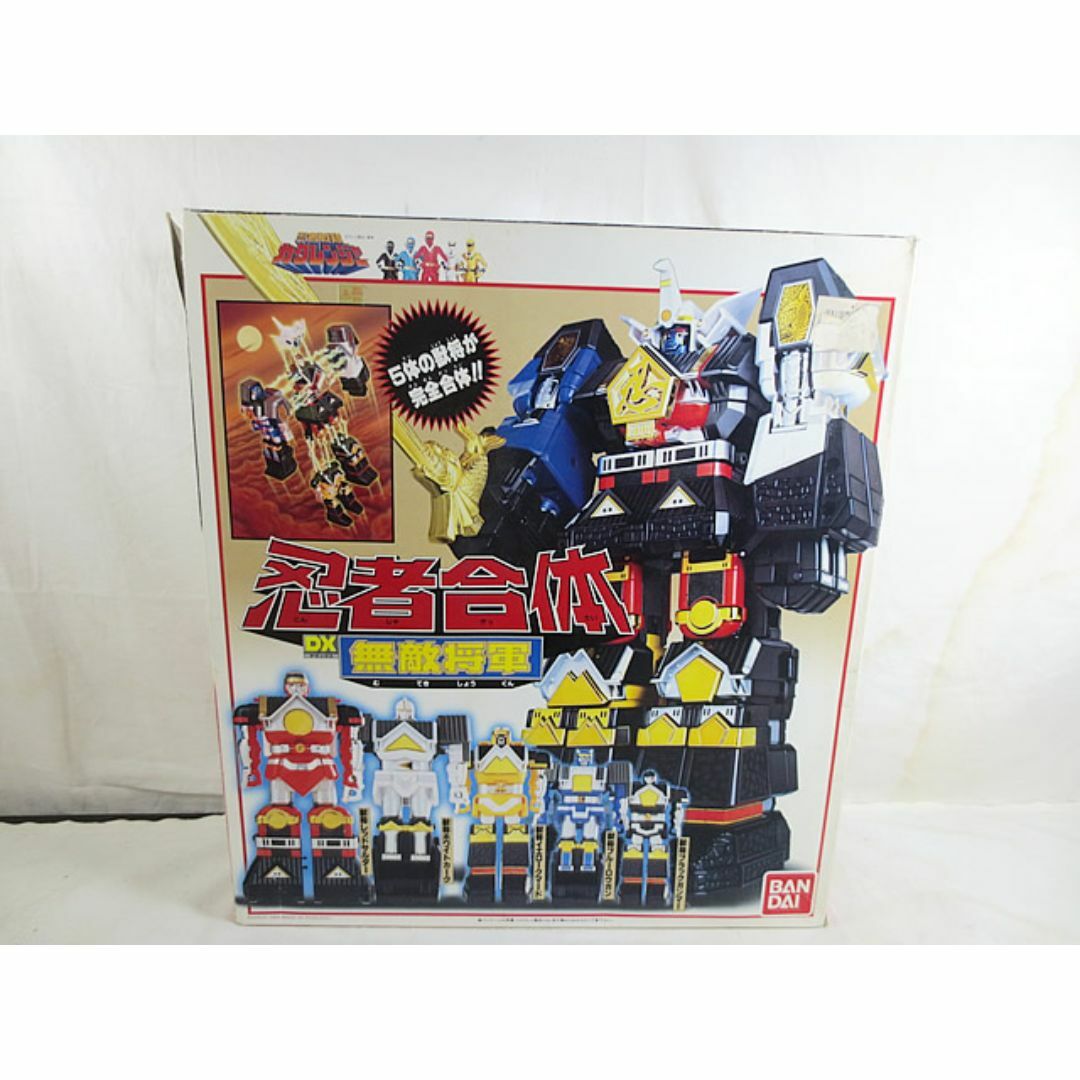 美品 バンダイ 忍者戦隊カクレンジャー 忍者合体 DX 無敵将軍 美品 バンダイ 忍者戦隊カクレンジャー 忍者合体 DX 無敵将軍