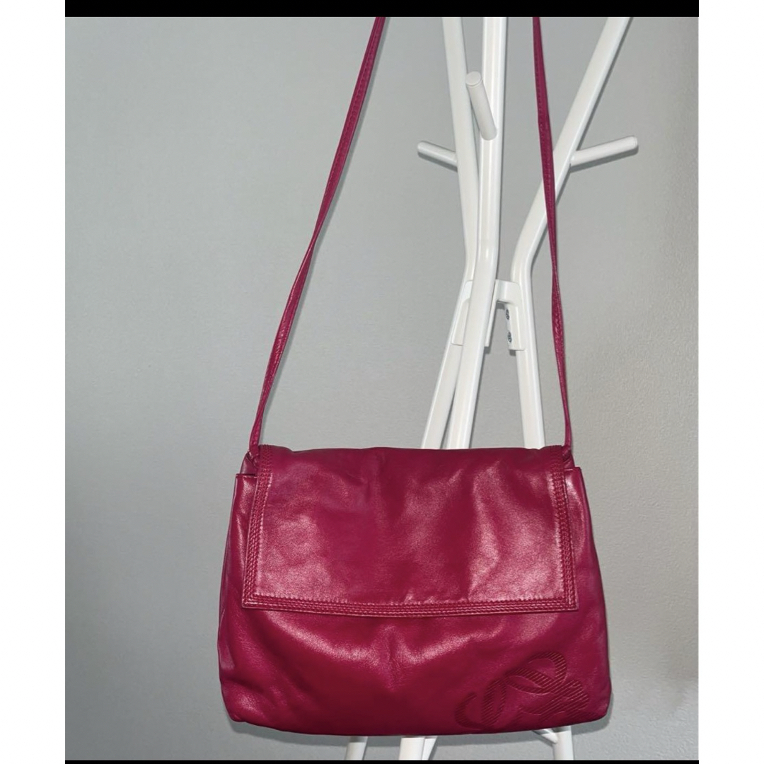 LOEWE - ロエベ LOEWE ミニショルダーバッグ アナグラム レザー LOEWE - ロエベ LOEWE ミニショルダーバッグ アナグラム レザー