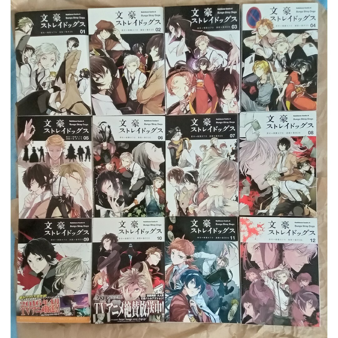 文豪ストレイドッグス 全巻セット 関連本付き 文豪ストレイドッグス 全巻セット 関連本付き