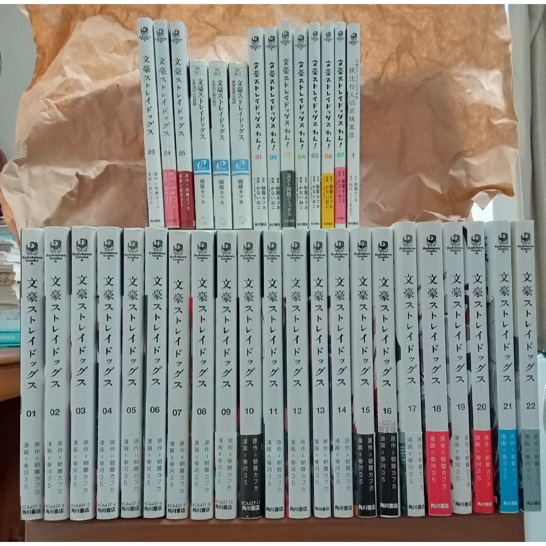 文豪ストレイドッグス 全巻セット 関連本付き 青年漫画 文豪ストレイドッグス 全巻セット 関連本付き 青年漫画