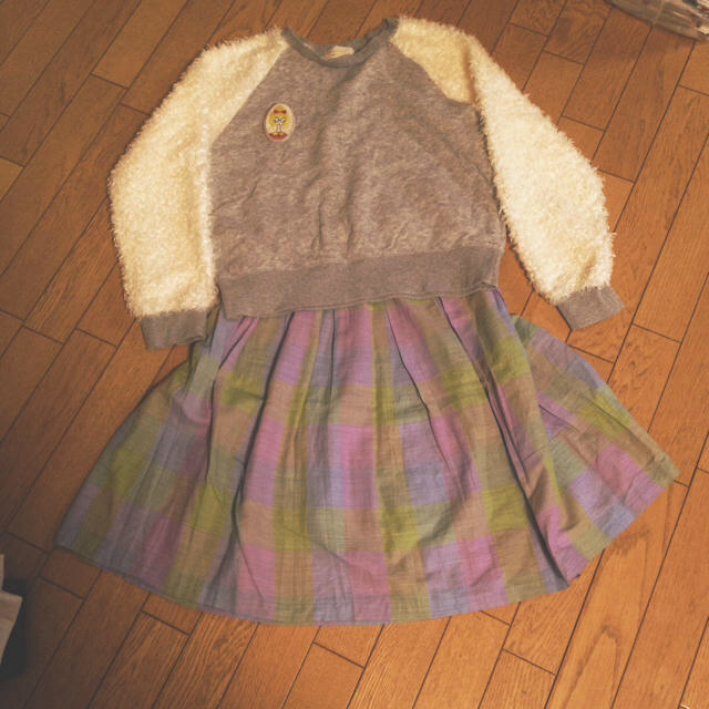 HAKKA(ハッカ)のチェックスカート レディースのスカート(ひざ丈スカート)の商品写真