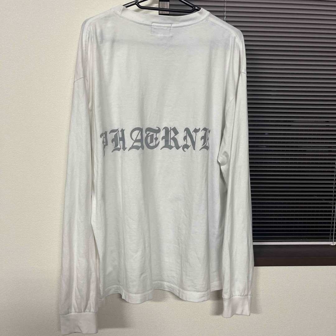 PHATRNK ファットランク Old Pロゴ 長袖 Tシャツ ロンT ホワイト PHATRNK ファットランク Old Pロゴ 長袖 Tシャツ ロンT ホワイト