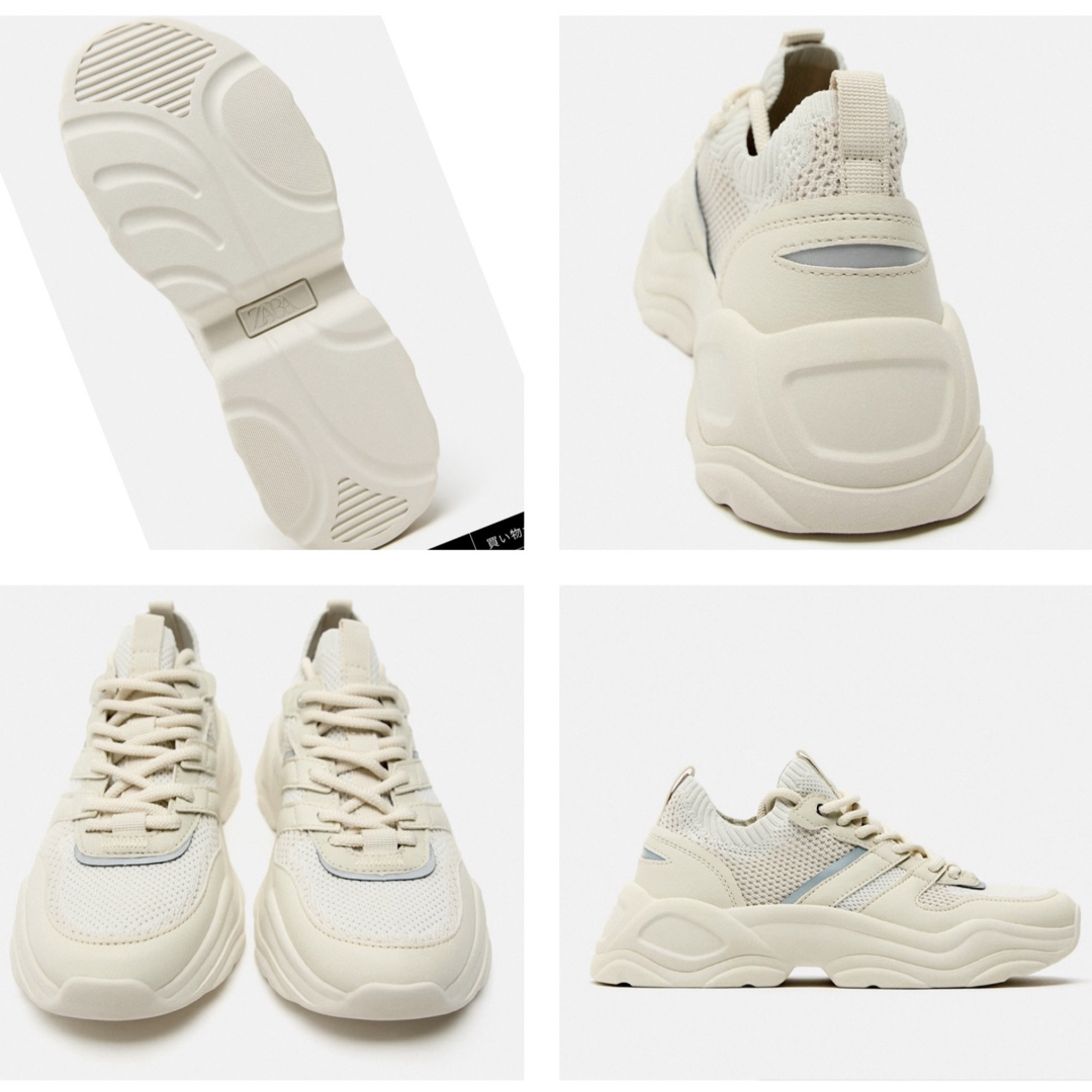 ZARA - ZARAランニングスニーカー(39)の通販 by フィナンシェ ZARA - ZARAランニングスニーカー(39)の通販 by フィナンシェ