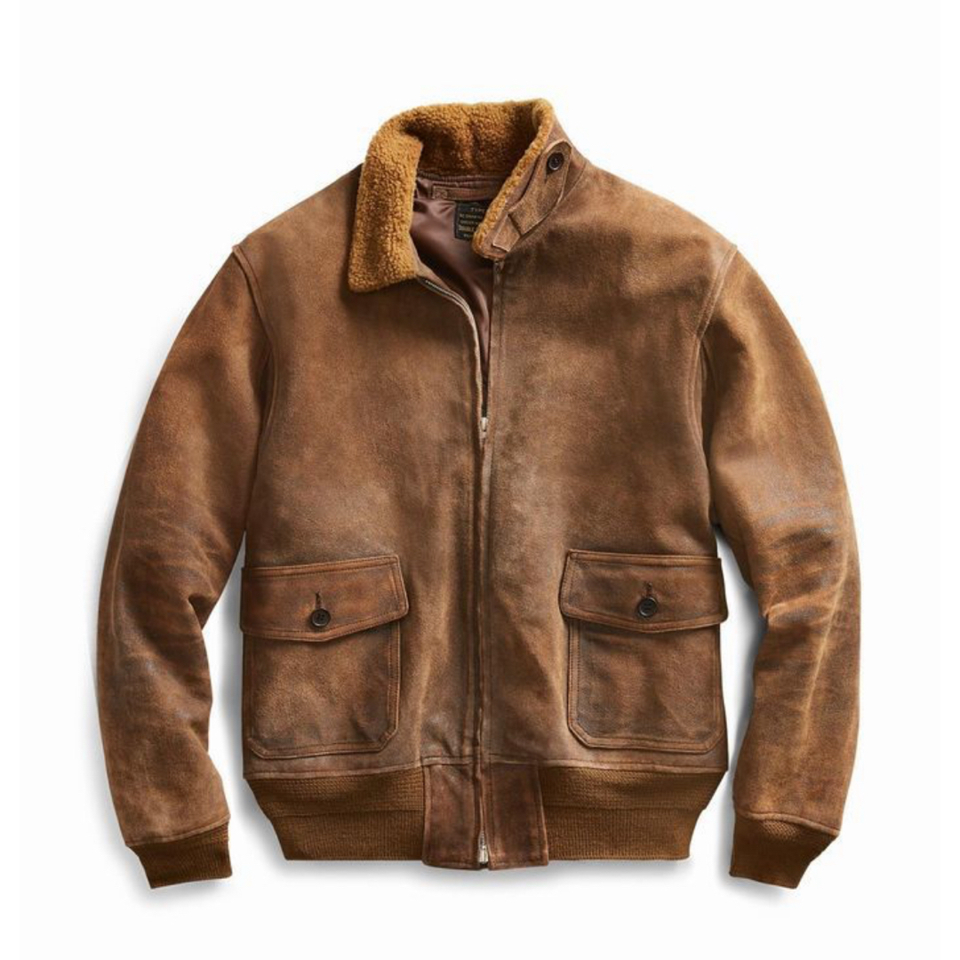 RRL - 新品*RRL*限定リミテッドエディション*シアリングレザー RRL - 新品*RRL*限定リミテッドエディション*シアリングレザー