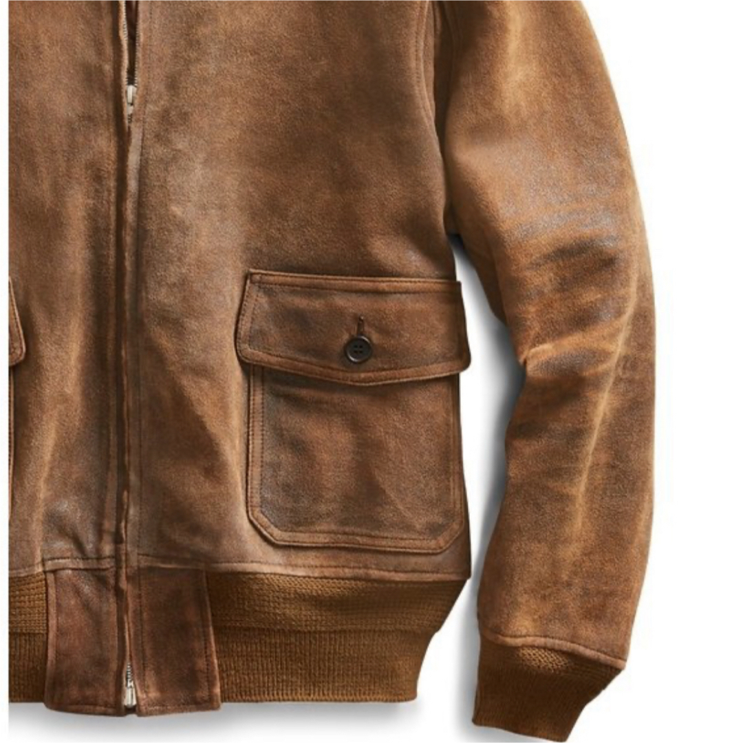 RRL - 新品*RRL*限定リミテッドエディション*シアリングレザー RRL - 新品*RRL*限定リミテッドエディション*シアリングレザー