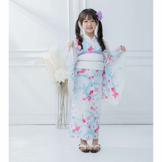 浴衣 ゆかた 浴衣セット セット キッズ 子ども 子供 新品 Y4-85 130(甚平/浴衣)