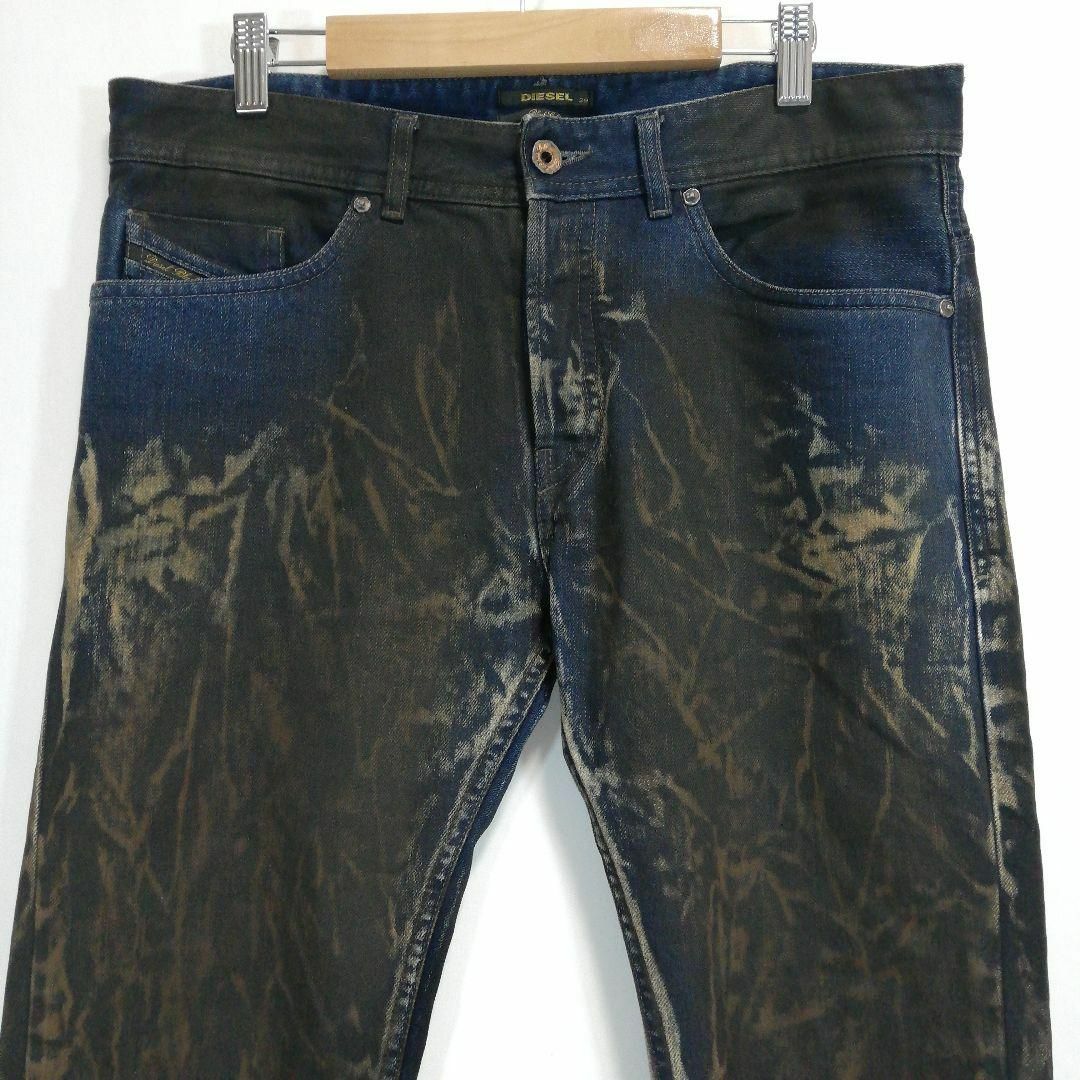 DIESEL 特殊加工 デニムパンツ ジーパン ディーゼルブラック DIESEL 特殊加工 デニムパンツ ジーパン ディーゼルブラック