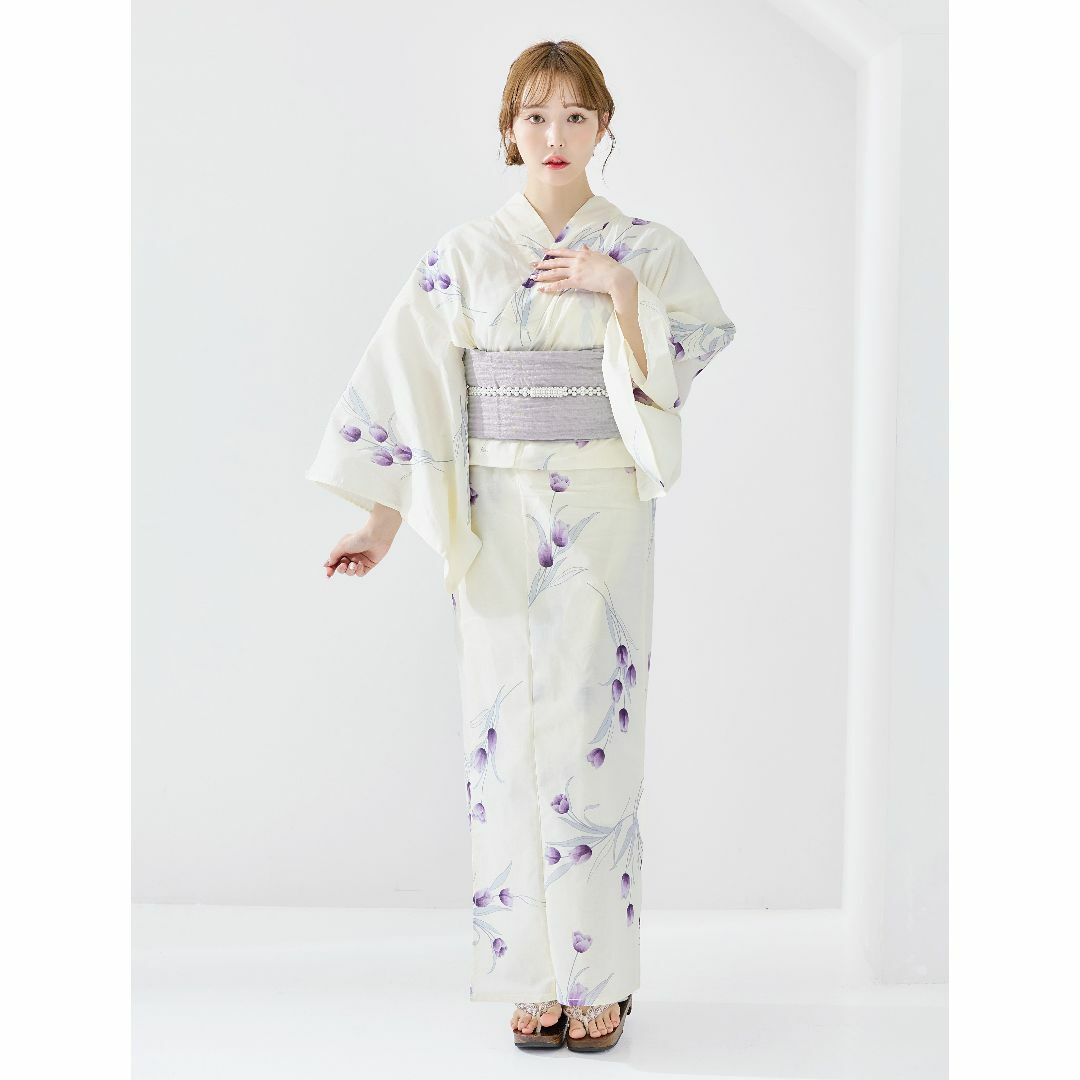 新品浴衣 セット 浴衣セット ゆかた 大人 レディース 新品 紫 花 新品浴衣 セット 浴衣セット ゆかた 大人 レディース 新品 紫 花
