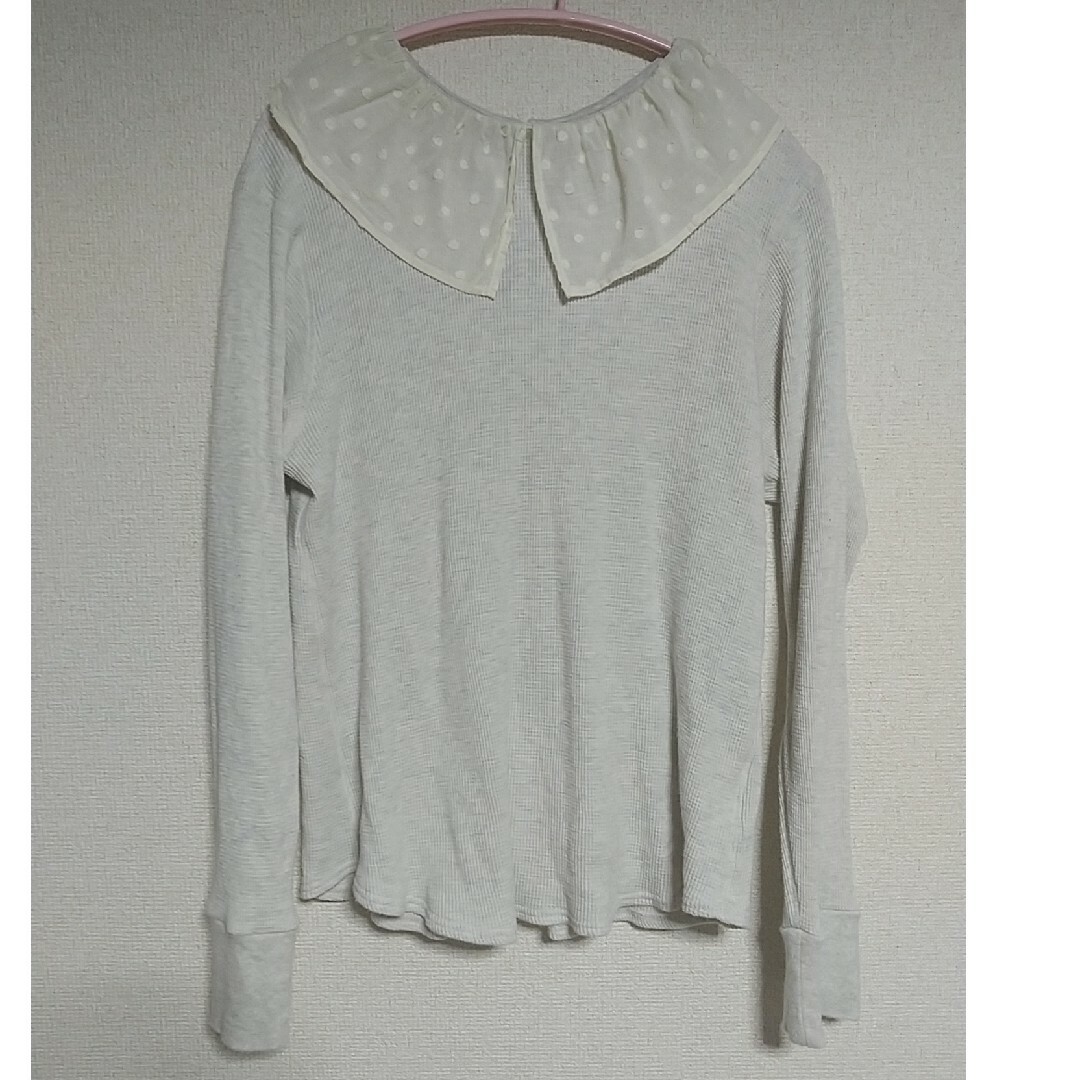 nest Robe - tumugu❤度詰ワッフルフリルカラープルオーバーの