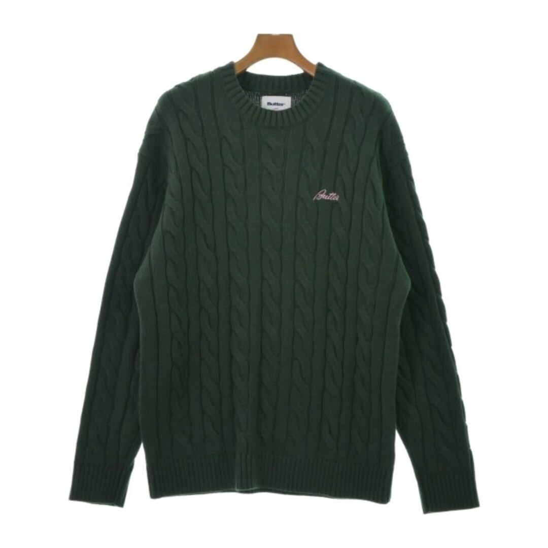 偉大な バターグッズ GOODS BUTTER ニット・セーター 【古着】 緑 L トップス