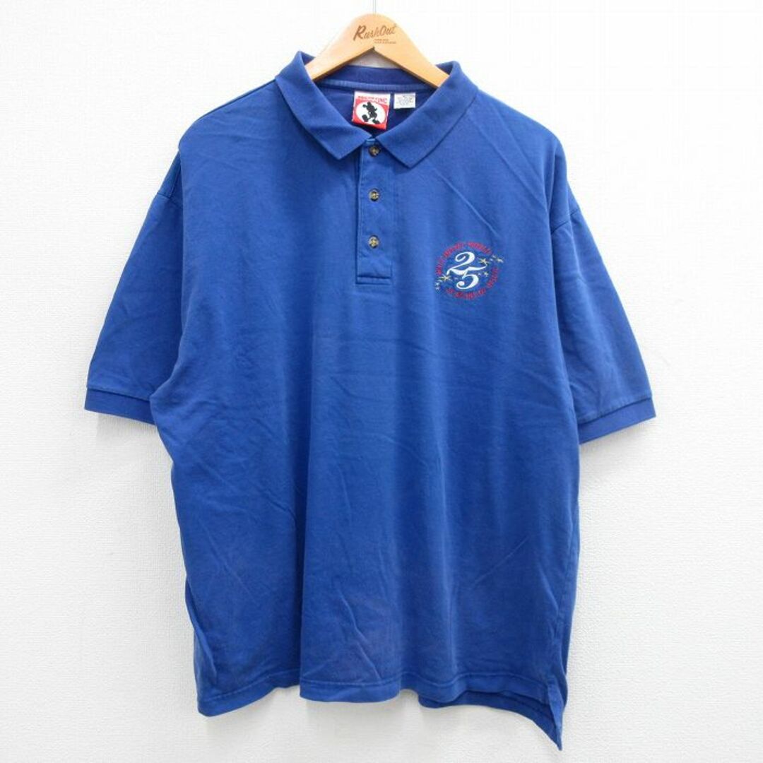 Disney - XL☆古着 半袖 ポロ シャツ メンズ 90年代 90s Disney - XL☆古着 半袖 ポロ シャツ メンズ 90年代 90s