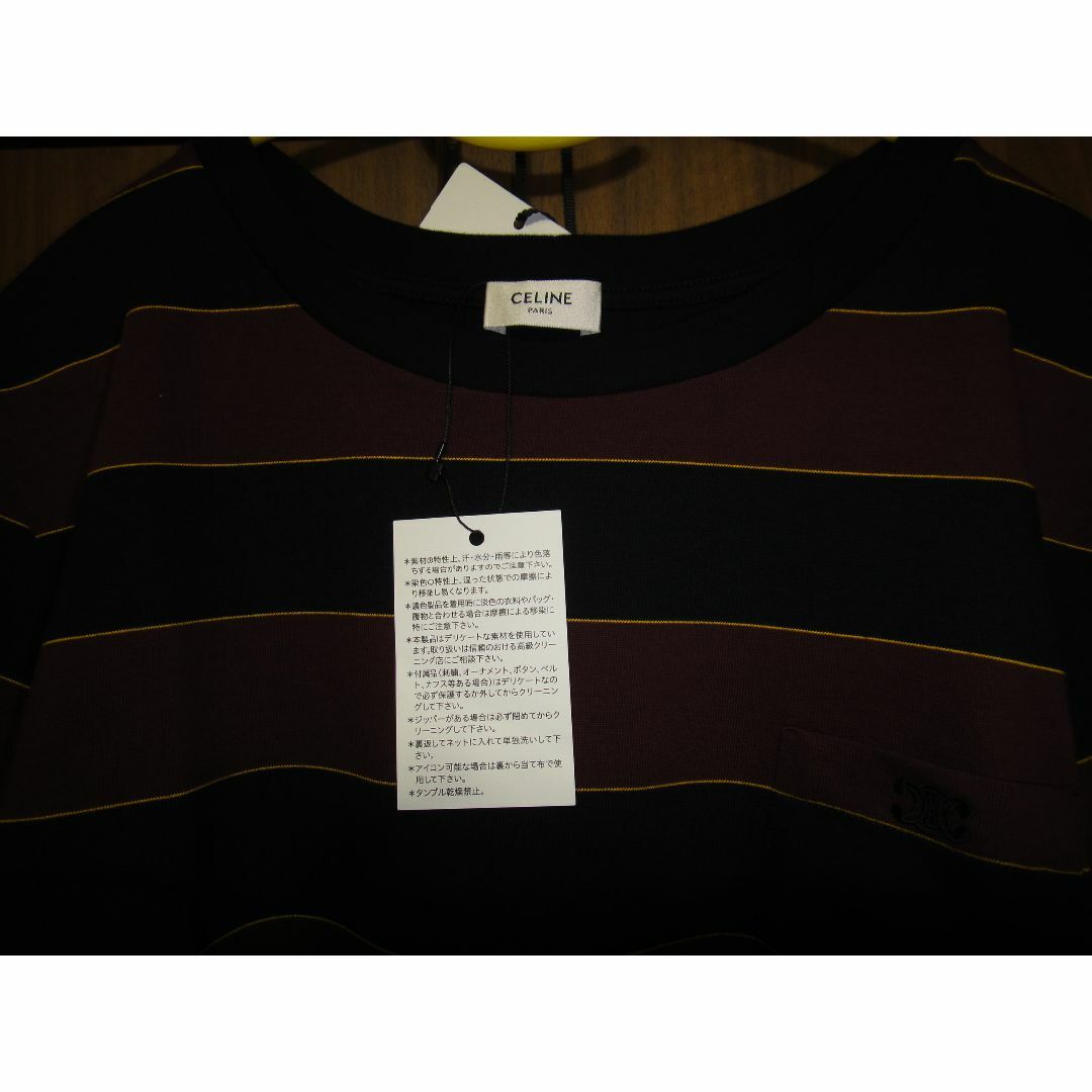 CELINE - 新品 CELINE 新作 ボーダー ストライプ T シャツ L CELINE - 新品 CELINE 新作 ボーダー ストライプ T シャツ L