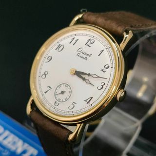 ORIENT - 極美品 稼働品 ORIENT オリエント ホワイト ゴールド ORIENT - 極美品 稼働品 ORIENT オリエント ホワイト ゴールド