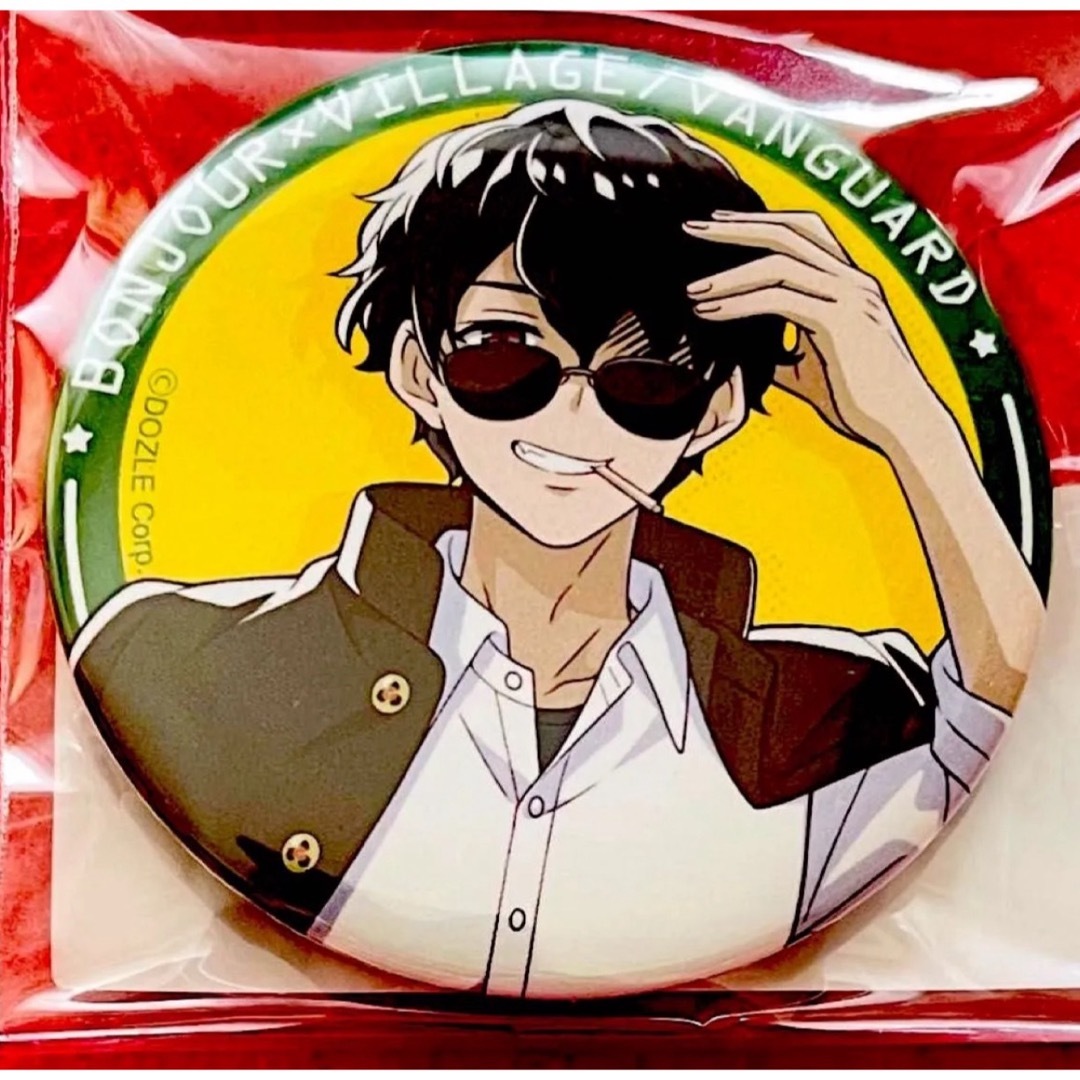 【新品未開封】ドズル社 ヴィレヴァンコラボ ぼんじゅうる 学生 缶バッジ1点 エンタメ/ホビーのおもちゃ/ぬいぐるみ(キャラクターグッズ)の商品写真