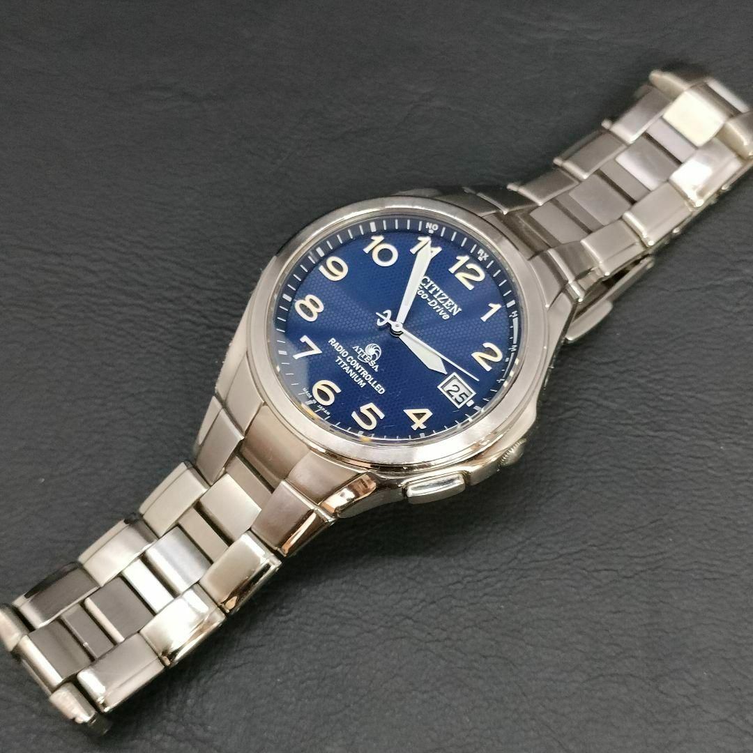 CITIZEN - 極美品 稼働品 CITIZEN シチズン アテッサ ブルー CITIZEN - 極美品 稼働品 CITIZEN シチズン アテッサ ブルー