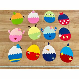 誕生日　飾り　誕生表　壁面　ディズニー(型紙/パターン)
