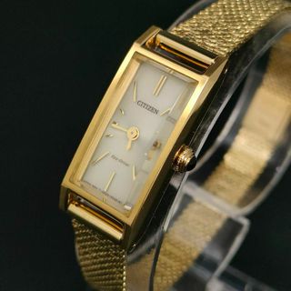 CITIZEN - 極美品 稼働品 CITIZEN シチズン スクエア ゴールド CITIZEN - 極美品 稼働品 CITIZEN シチズン スクエア ゴールド