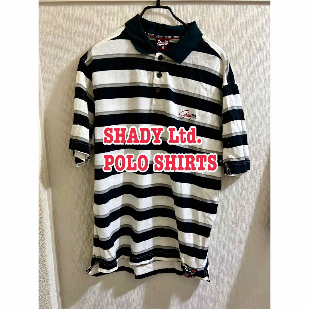 Shady - 【激レア】SHADY Ltd. ボーダー ポロシャツ ブランド Shady - 【激レア】SHADY Ltd. ボーダー ポロシャツ ブランド