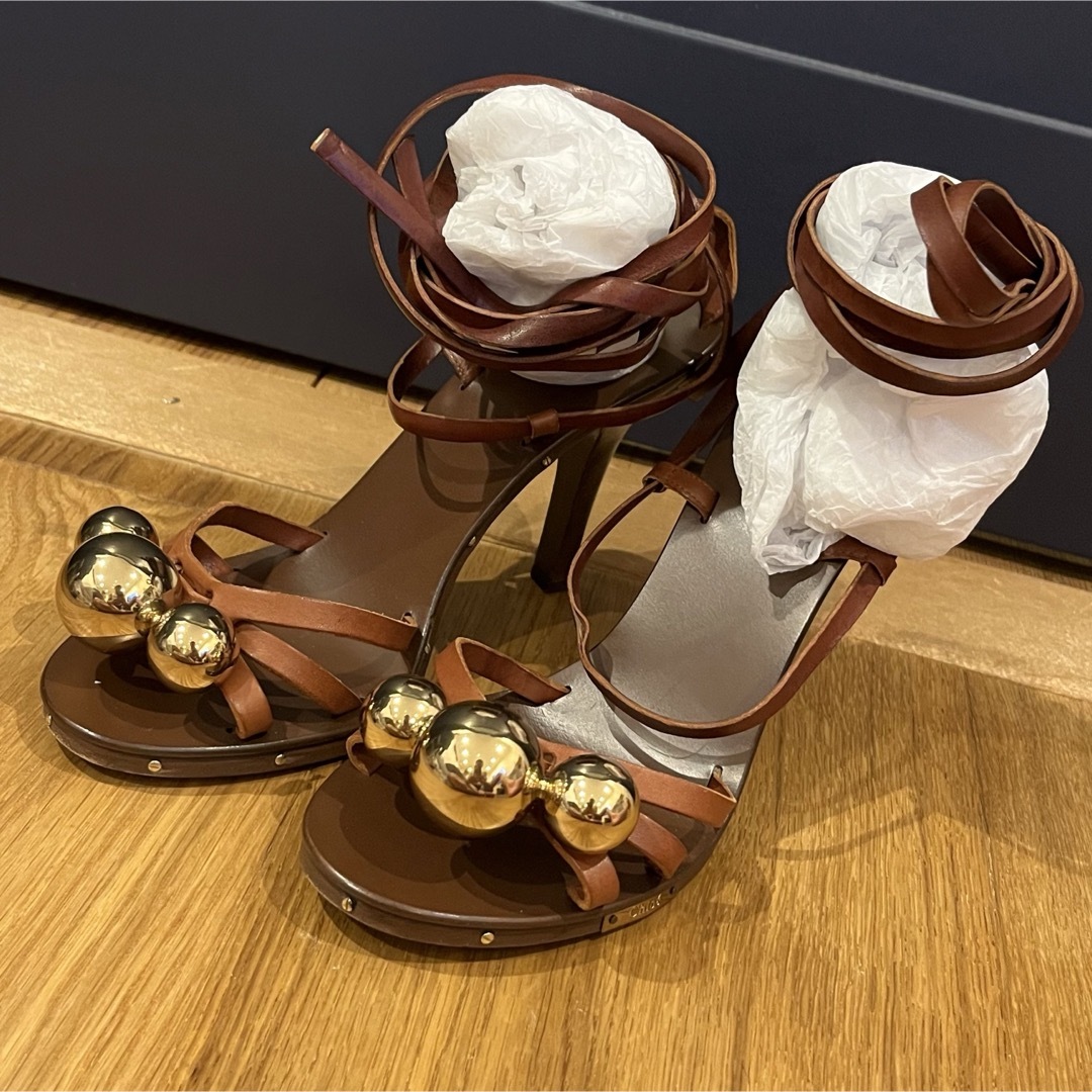 Chloe - Chloe クロエ サンダル サイズ37ハーフ(23.5㎝)レース Chloe - Chloe クロエ サンダル サイズ37ハーフ(23.5㎝)レース