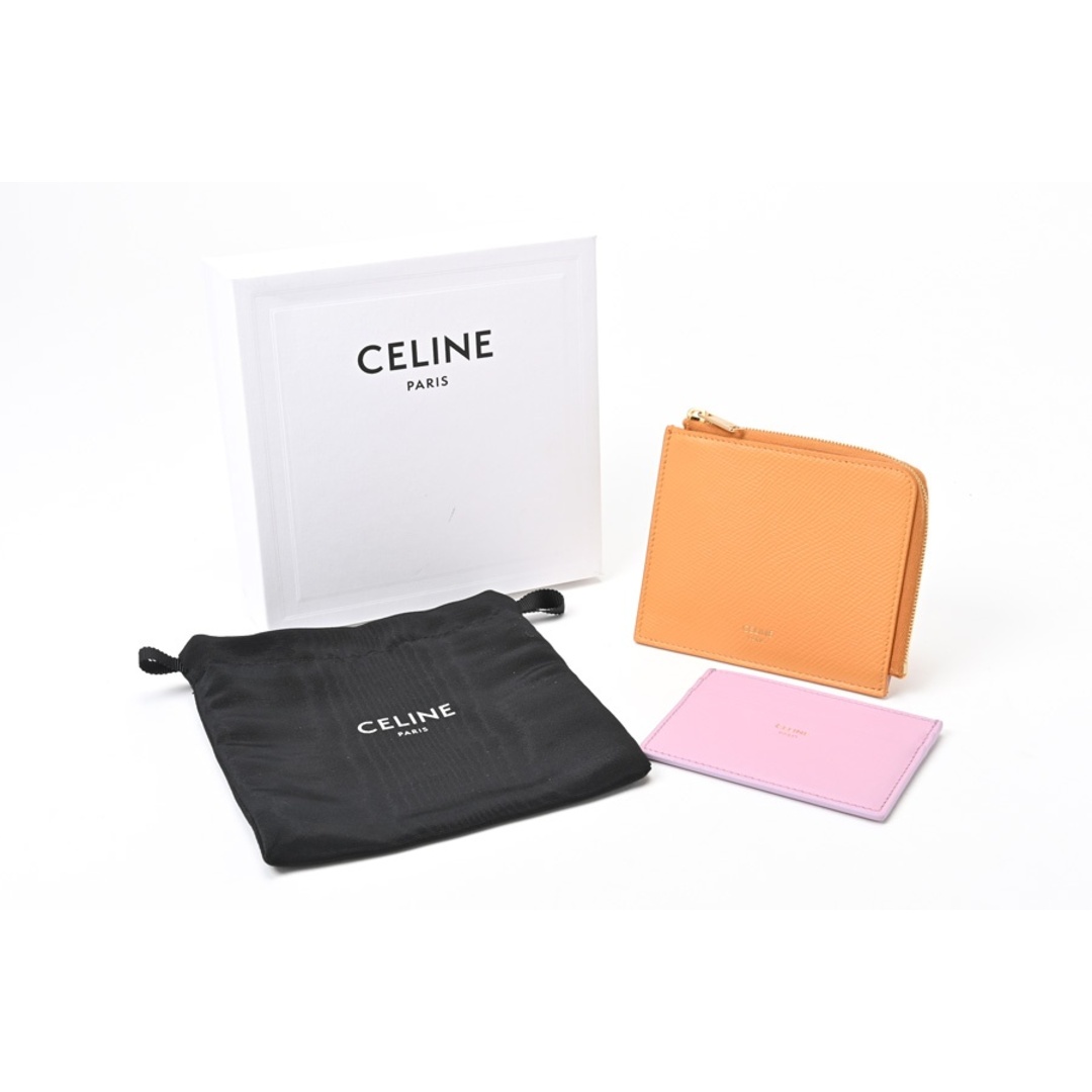 CELINE - セリーヌ / CELINE L字ファスナー カードホルダー付き CELINE - セリーヌ / CELINE L字ファスナー カードホルダー付き