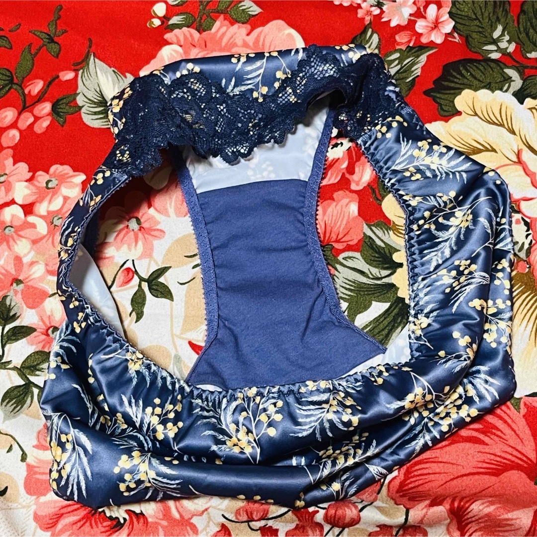 PEACH JOHN - ☆PEACH JOHN☆NAVY サテンショーツ☆フルバック PEACH JOHN - ☆PEACH JOHN☆NAVY サテンショーツ☆フルバック