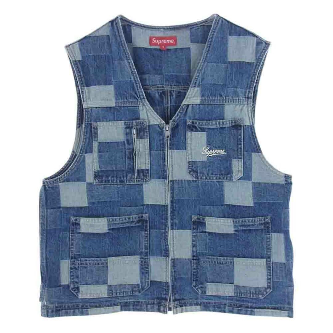 Supreme - Supreme シュプリーム ベスト 21SS Patched Denim Supreme - Supreme シュプリーム ベスト 21SS Patched Denim