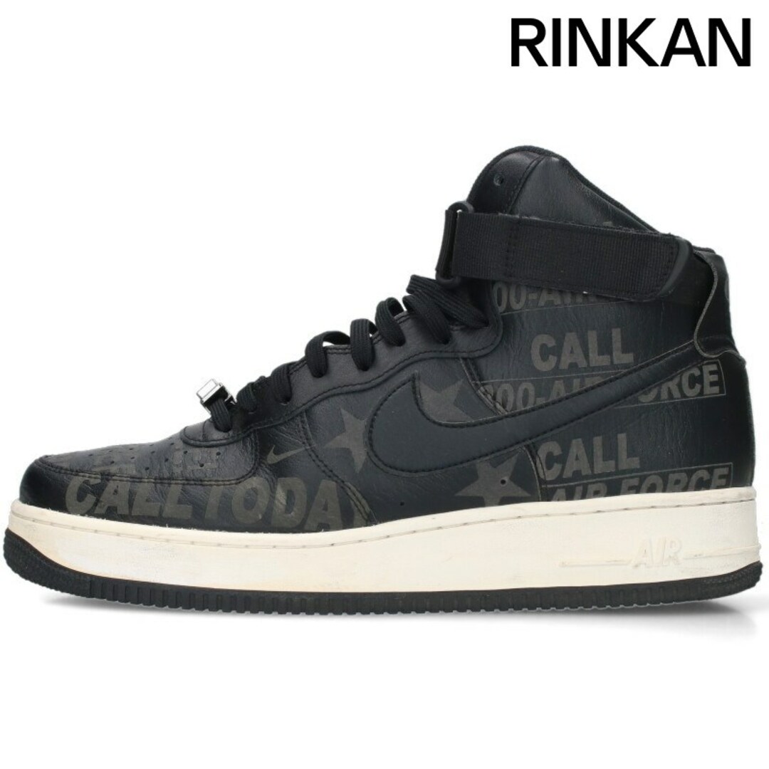 ナイキ  AIR FORCE 1 HIGH 07 PRM TOLL FREE CU1414-001 エアフォース1ハイトールフリースニーカー メンズ 30cm