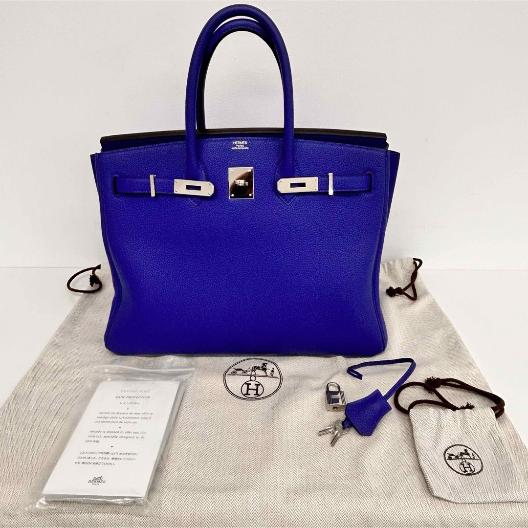 HERMES - 未使用品☆エルメス バーキン 35 ブルーエレクトリック HERMES - 未使用品☆エルメス バーキン 35 ブルーエレクトリック