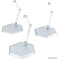 THE シンプルスタンド×3 【フィギュア&模型用】 HEXタイプ フィギュア用アクセサリ グッドスマイルカンパニー