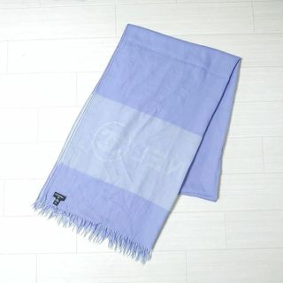 CHANEL - CHANEL シャネル ストール ショール ブルー 水色 CHANEL - CHANEL シャネル ストール ショール ブルー 水色