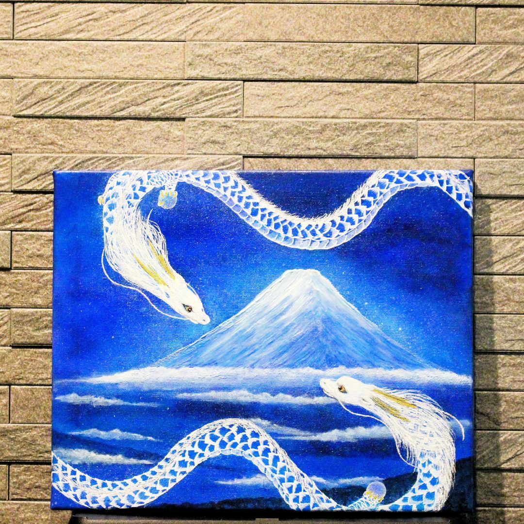 人魚の世界②】アクリル画 早かれ F3 風景画 絵画 人魚の世界②】アクリル画 早かれ F3 風景画 絵画