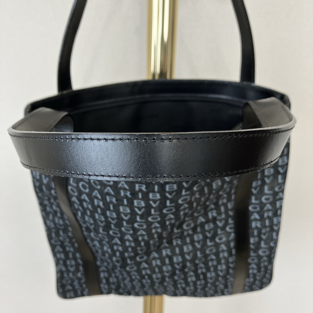 BVLGARI - ブルガリ 廃盤 ロゴマニア デニム トート ショルダー BVLGARI - ブルガリ 廃盤 ロゴマニア デニム トート ショルダー