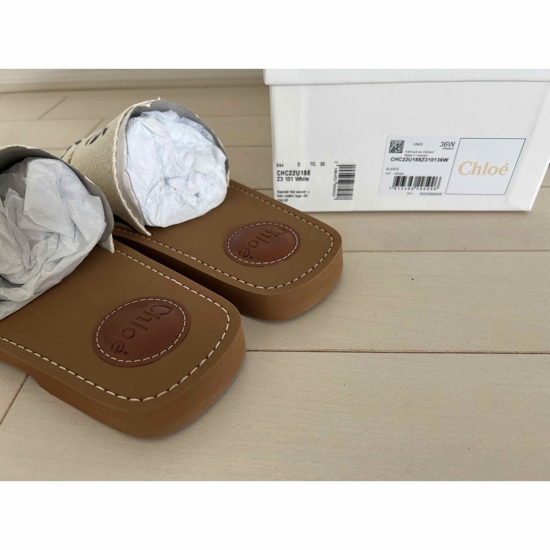 新品未使用】36.0(23.0) Chloe woody サンダル 新品未使用】36.0(23.0) Chloe woody サンダル