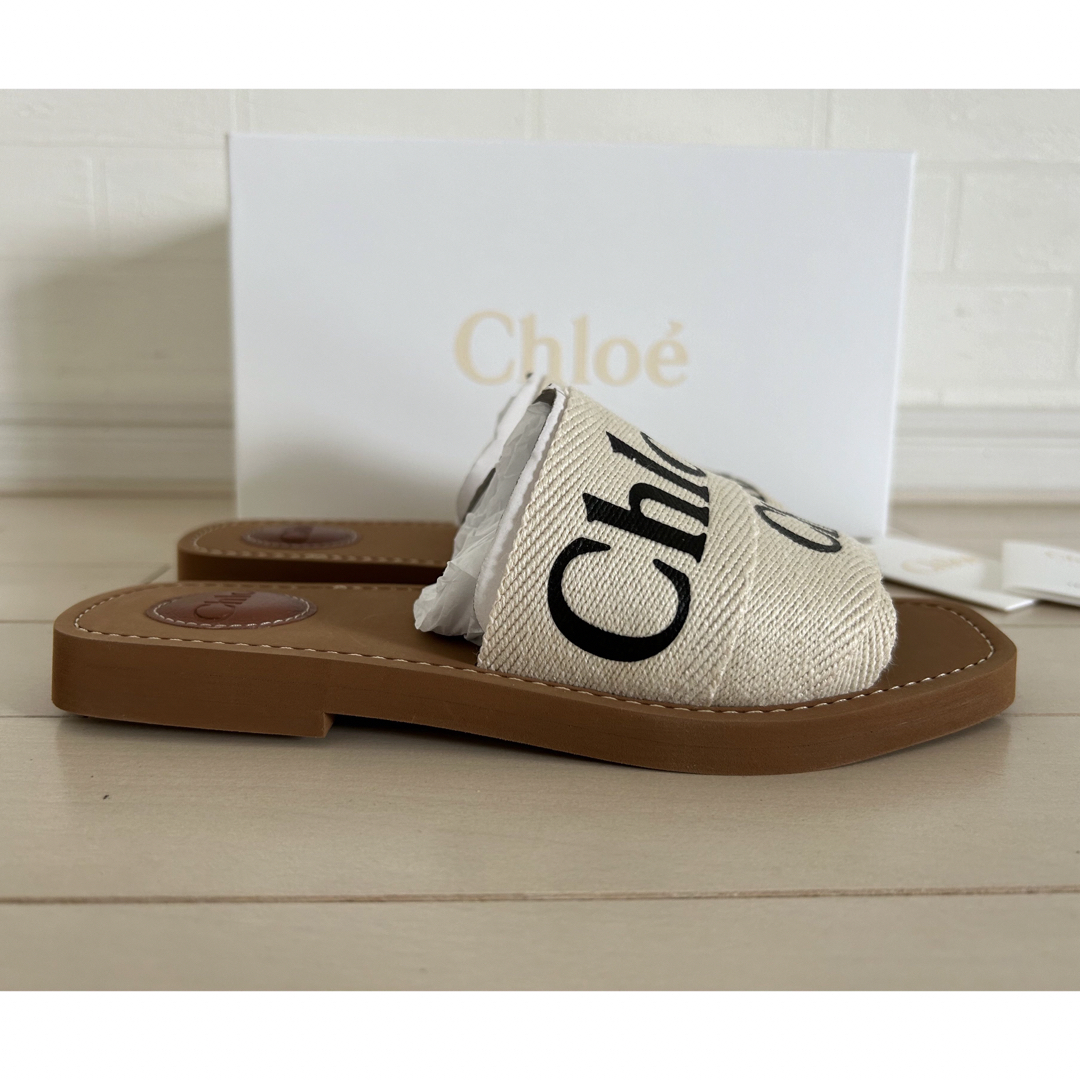 新品未使用】36.0(23.0) Chloe woody サンダル 新品未使用】36.0(23.0) Chloe woody サンダル