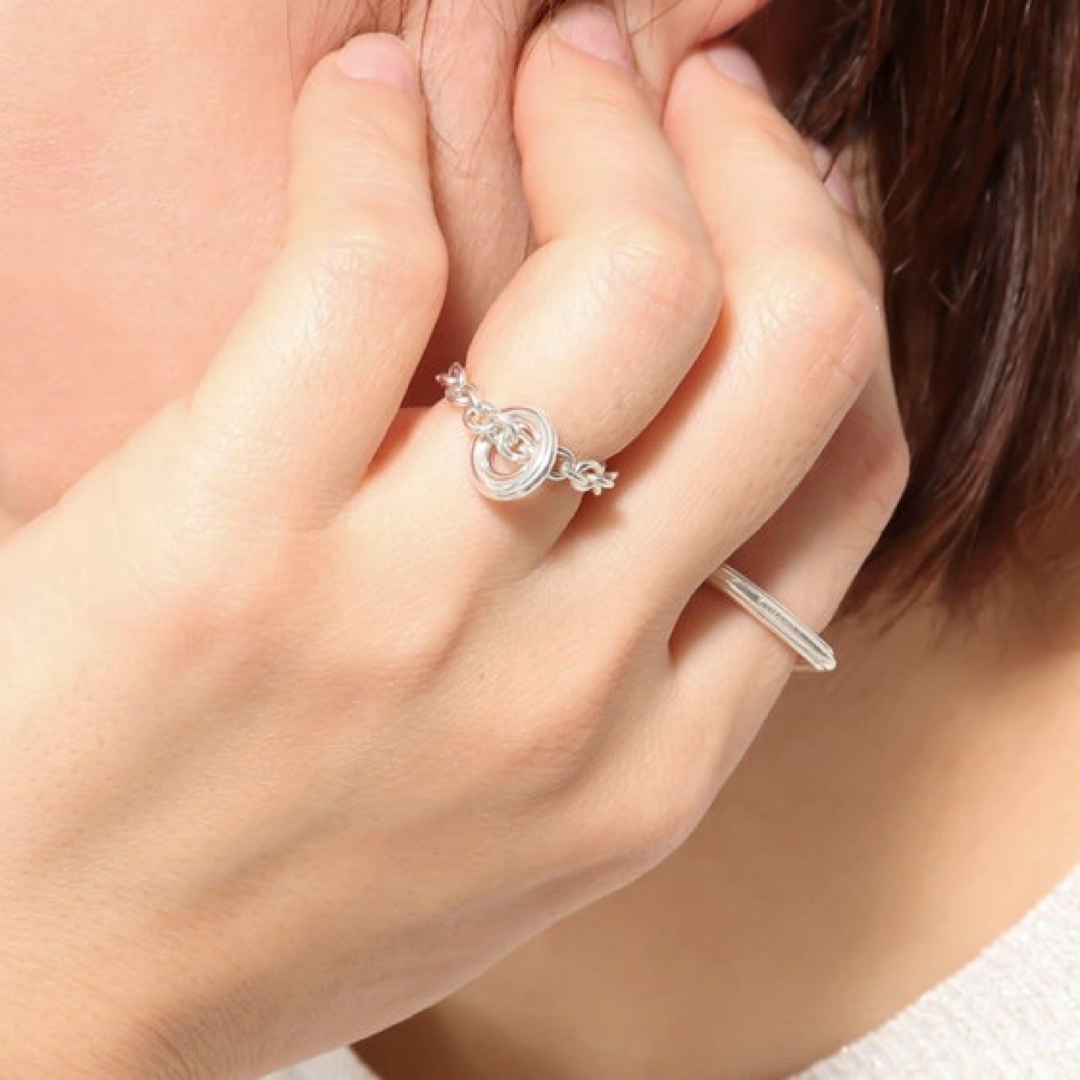 ESTNATION - 新品 hirotaka ヒロタカ Sand Dune Chain Ringの ESTNATION - 新品 hirotaka ヒロタカ Sand Dune Chain Ringの