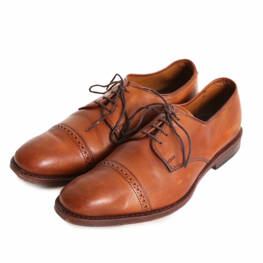 USA製 アレンエドモンズ パンチド キャップトゥ レザー シューズ USA製 アレンエドモンズ パンチド キャップトゥ レザー シューズ