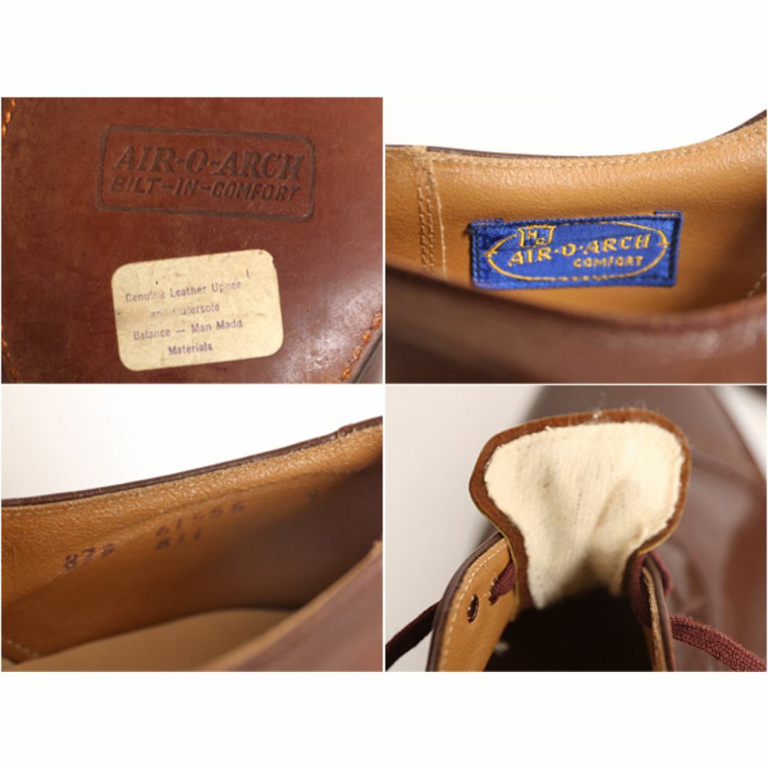 デッドストック 30s AIR-O-ARCH パンチド キャップトゥ レザー デッドストック 30s AIR-O-ARCH パンチド キャップトゥ レザー