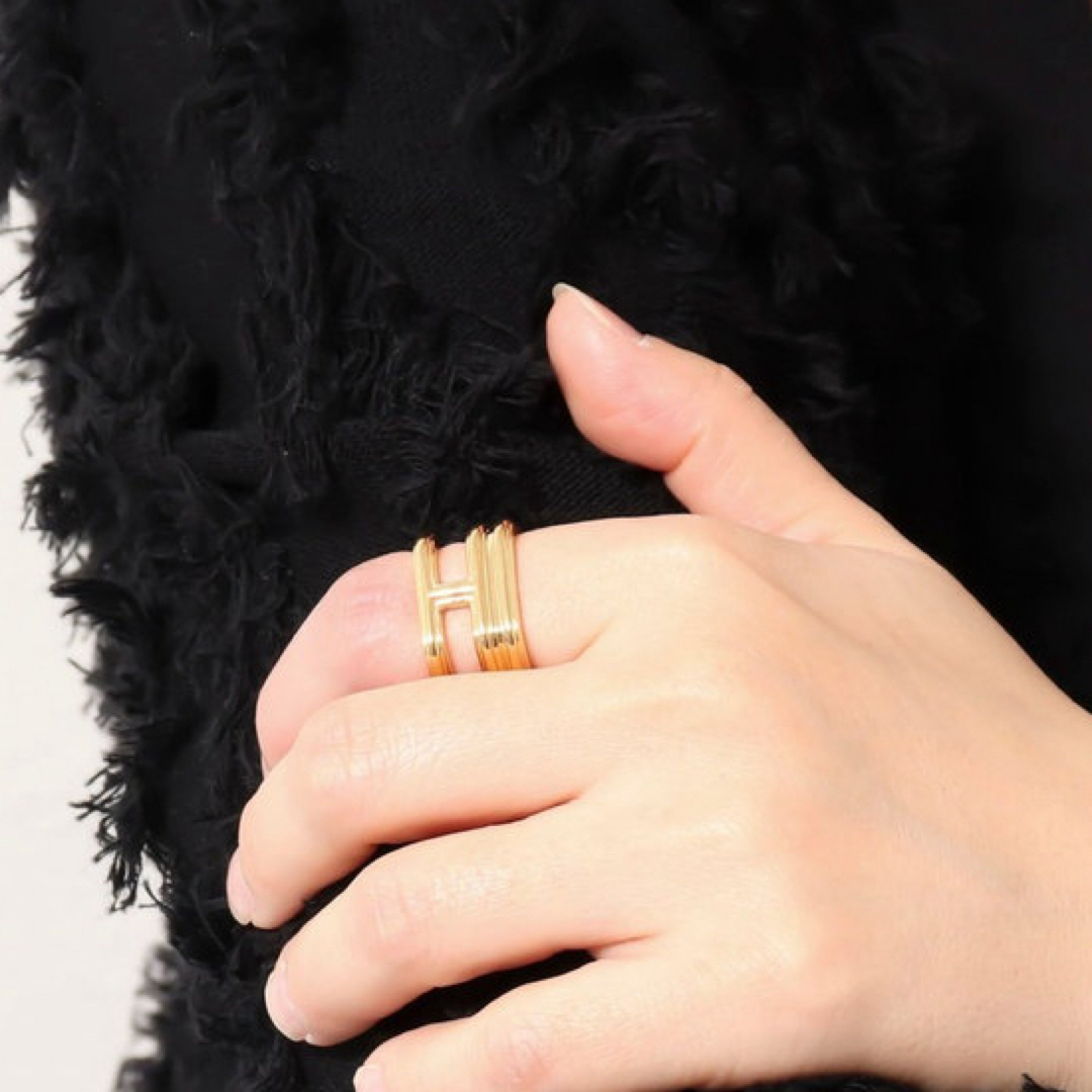 ESTNATION - 新品 hirotaka ヒロタカ Sand Dun Layered Ringの ESTNATION - 新品 hirotaka ヒロタカ Sand Dun Layered Ringの