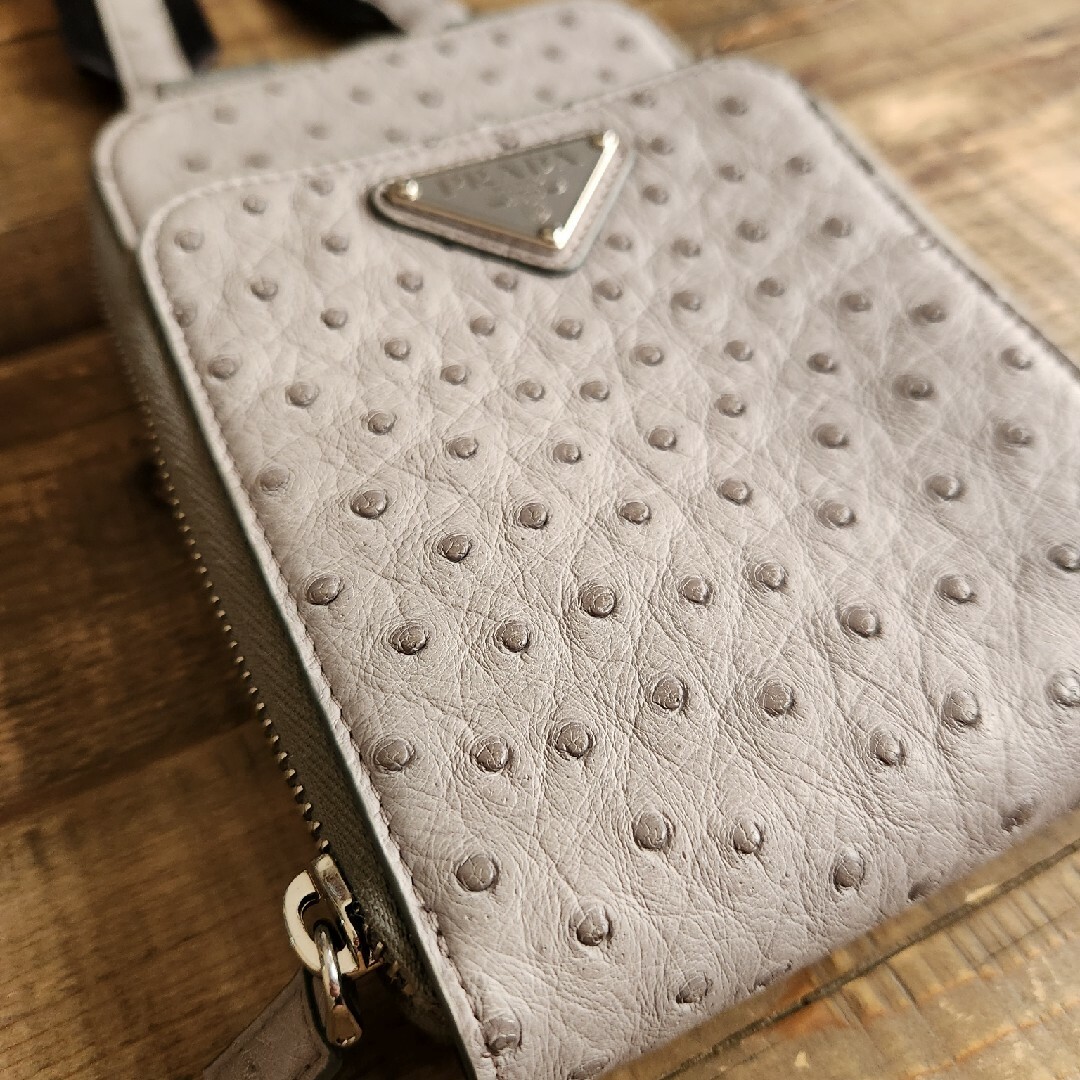 PRADA - プラダ オーストリッチ クロスボディバッグの通販 by PRADA - プラダ オーストリッチ クロスボディバッグの通販 by